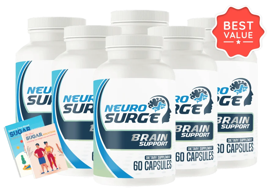 “NeuroSerge bottle with order now button and limited-time offer”